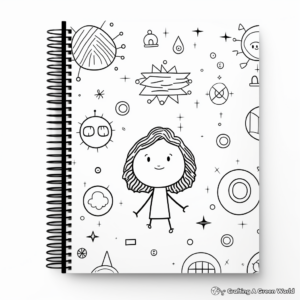 Minimalist Pattern Binder Cover Coloring Pages 3