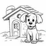 Modern Dog House Coloring Pages For The Future Pooch 2