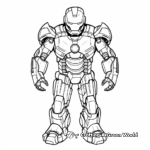 Modern Iron Man Suit Coloring Pages 2