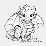 Mystical Eastern Dragon Coloring Pages 3