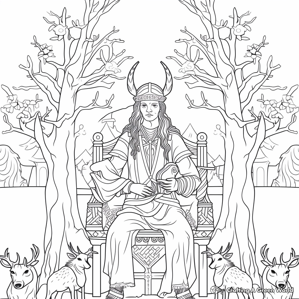 Norse Mythology Coloring Pages 1