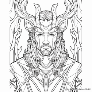 Norse Mythology Coloring Pages 2