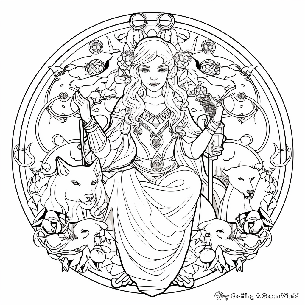 Norse Mythology Coloring Pages 4