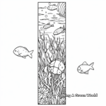 Ocean Inspirations Bookmark Coloring Pages 1