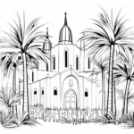 Palm Sunday at the Temple: Coloring Pages 3