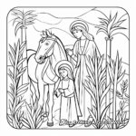 Palm Sunday Story Coloring Sheets 4
