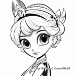 Peacock Miraculous Holder Mayura Coloring Pages 1