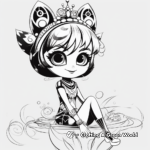 Peacock Miraculous Holder Mayura Coloring Pages 2