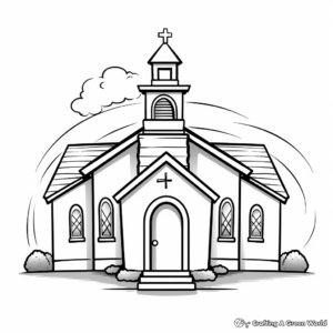 Pentecostal Church Coloring Pages 1