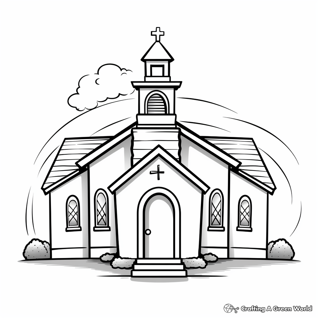 Pentecostal Church Coloring Pages 1