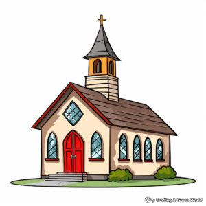 Pentecostal Church Coloring Pages 2
