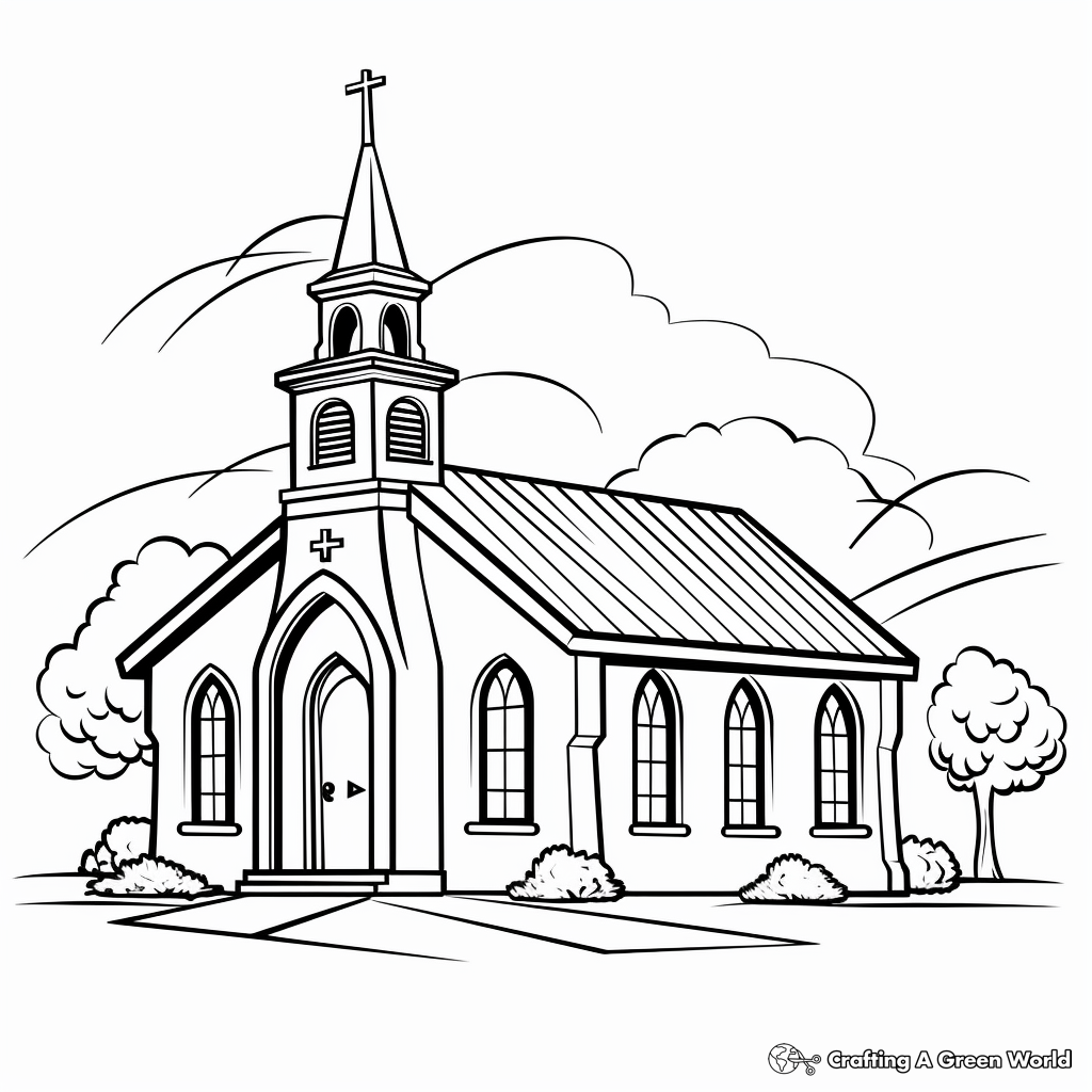 Pentecostal Church Coloring Pages 3