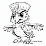 Pirate Parrot Companion Coloring Sheets 4