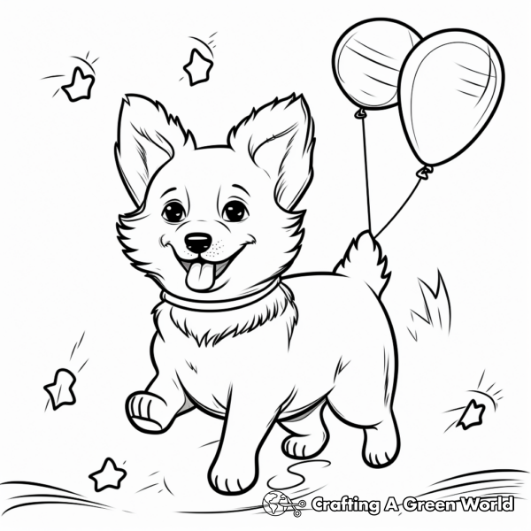 Kawaii Dog Coloring Pages - Free & Printable!