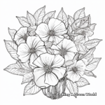 Poinsettia Bouquet Coloring Pages for Flower Lovers 4