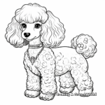 Poodle Hairstyles Coloring Sheets 1
