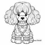 Poodle Hairstyles Coloring Sheets 4