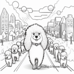 Poodle Parade Coloring Pages 1