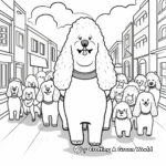 Poodle Parade Coloring Pages 3