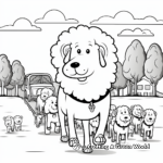 Poodle Parade Coloring Pages 4