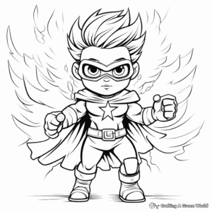 Powerful Thunder God Coloring Pages 2