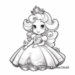 Princess Peach and Toad Rescue Mission Coloring Pages 3