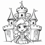 Princess Peach's Castle Coloring Pages 2