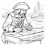 Privateer and Buccaneer Pirate Coloring Pages 3