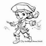 Privateer and Buccaneer Pirate Coloring Pages 4