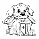 Puppy Playhouse Coloring Pages: Small, Medium and Large 1