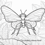 Rainforest Insect Coloring Pages 2