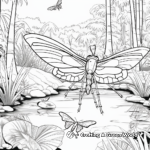 Rainforest Insect Coloring Pages 3