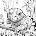 Rare Rainforest Reptiles Coloring Pages 3