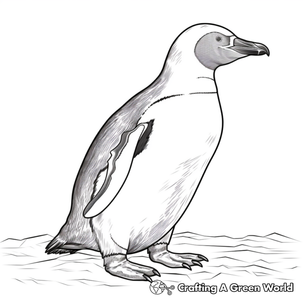 Penguin For Adults Coloring Pages - Free & Printable!