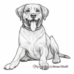 Realistic Rottweiler Coloring Pages for Older Kids 1