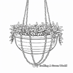Relaxing String of Pearls Plant Coloring Pages 2