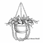 Relaxing String of Pearls Plant Coloring Pages 4