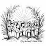 Religious Palm Sunday Coloring Pages for Sunday School 3