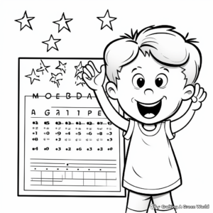 Report Card Celebration Coloring Pages 3