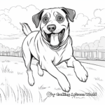 Running Rottweiler Coloring Pages for Action Lovers 4
