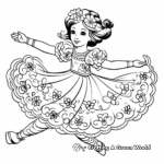 Russian Ballet Coloring Pages 1