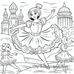Russian Ballet Coloring Pages 2