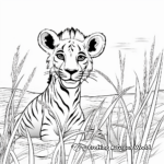 Savanna Grass Coloring Pages for Safari lovers 3
