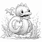 Sea Monster Coloring Pages 3