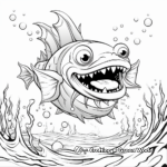Sea Monster Coloring Pages 4