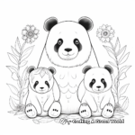 Serenity through Bear Family Coloring Pages 2