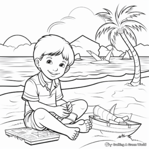 Signs of Summer: End of School Year Coloring Pages 4