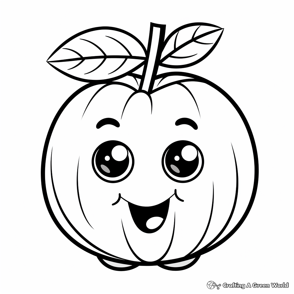 Simple Acorn Coloring Pages for Preschoolers 4