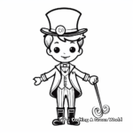 Simple Circus Ringmaster Coloring Pages for Kids 3