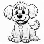 Simple Poodle Cut Coloring Pages for Kids 4